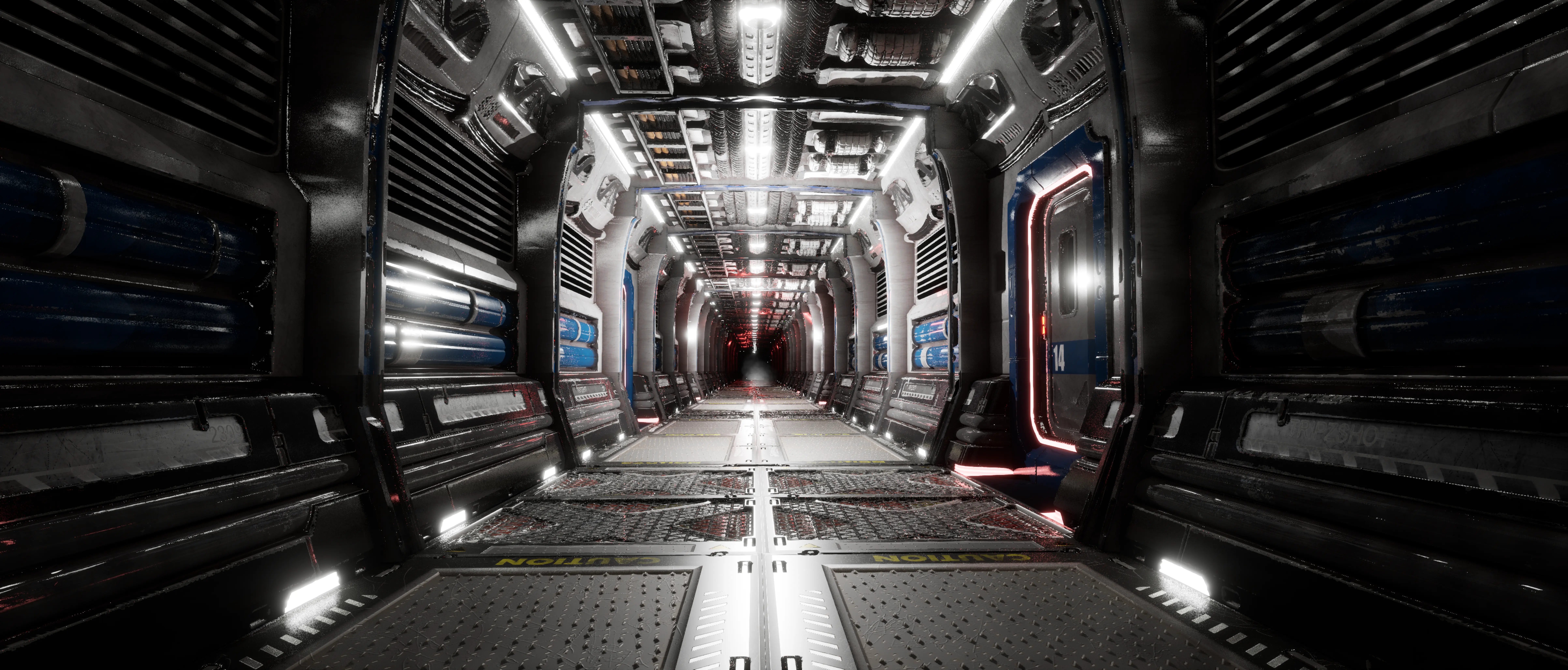SciFi Hallway 1